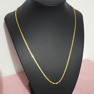 20 inch Gold Over Sterling silver Necklace